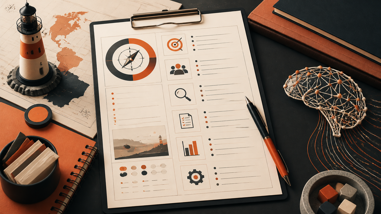 What should a B2B content brief include before an AI-assisted article is written?